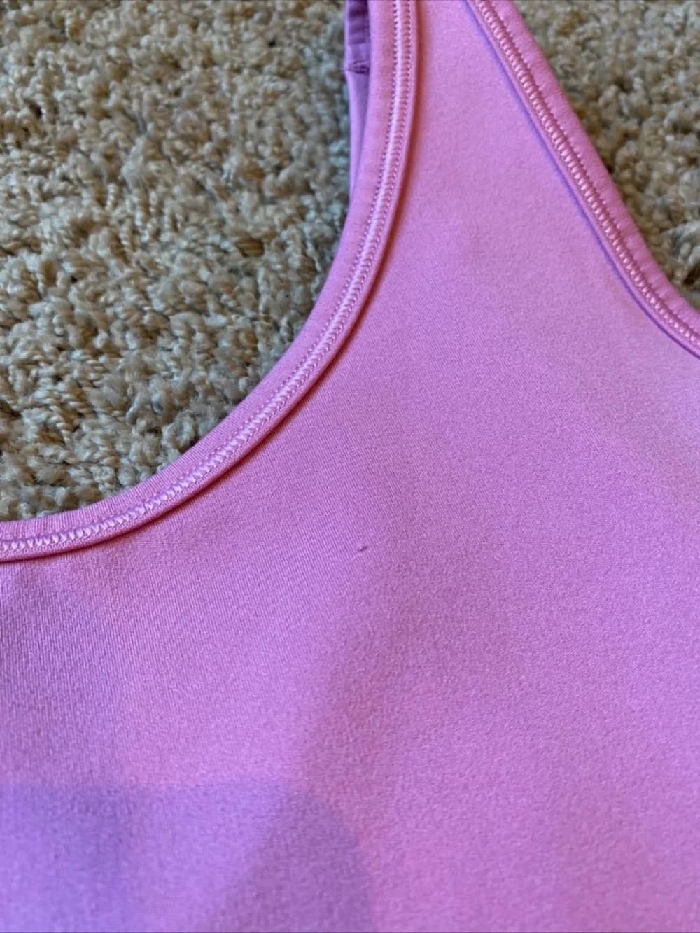 Athleta Girl Stash Your Treasures Jumpsuit Sz XL 14 Pink Wide Leg Athleisure